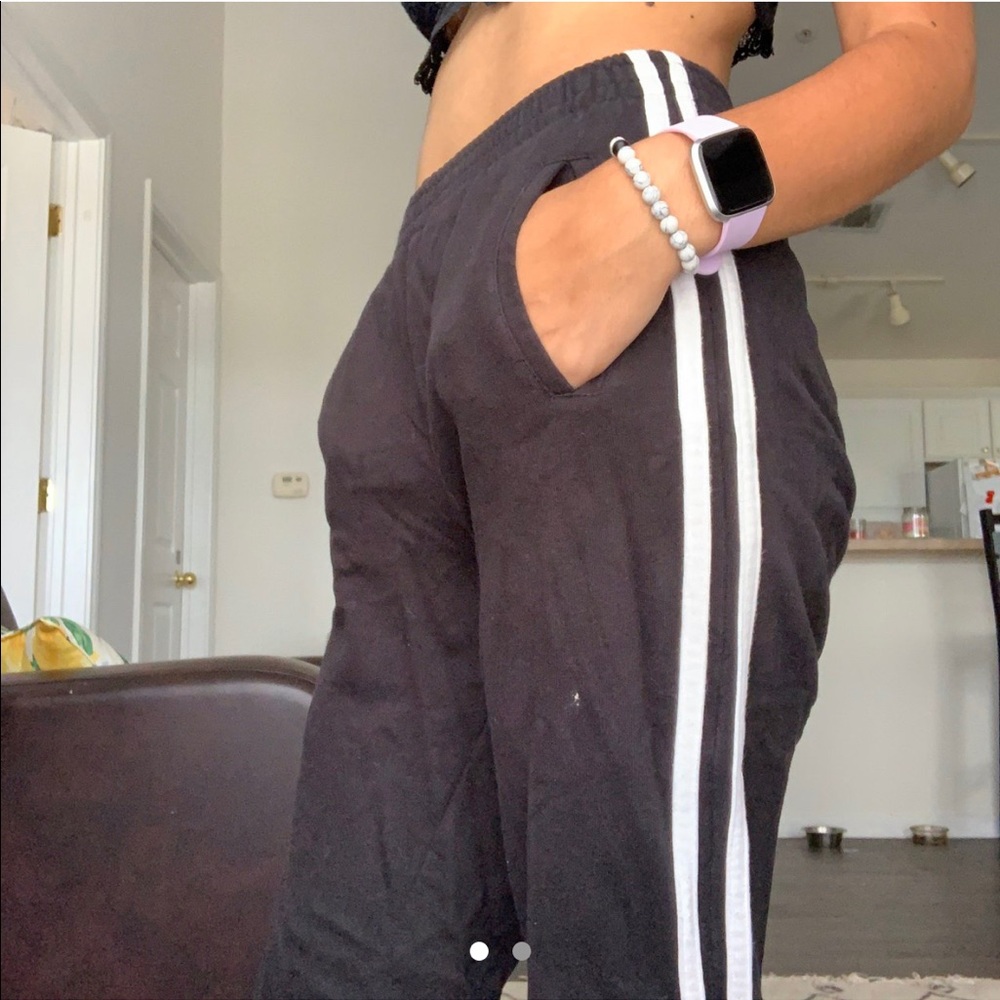 One Size Black Sweatpants